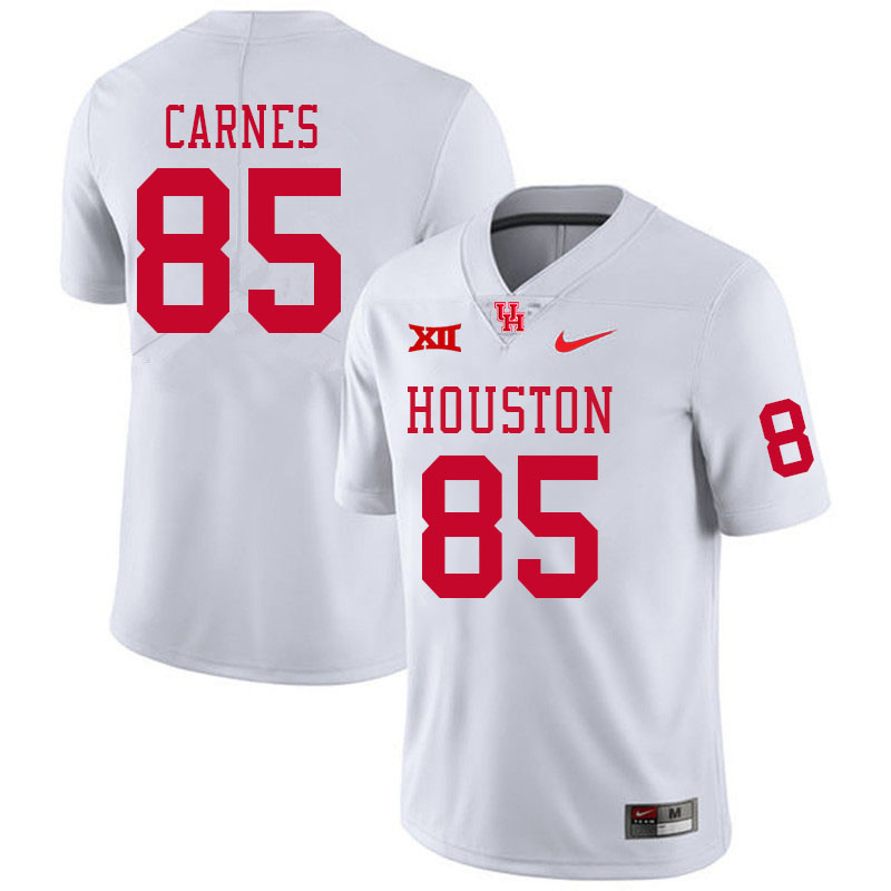 Men #85 Dalton Carnes Houston Cougars Big 12 XII College Football Jerseys Stitched-White